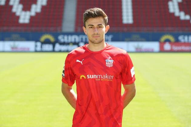 Teampraesentation Zwickau Fussball 3.Liga Marcus Godinho; FSV Zwickau; 3.Liga, Porträttermin 2019 2020 , Zwickau, 23.07.2019, Stadion Zwickau, Fussball ,