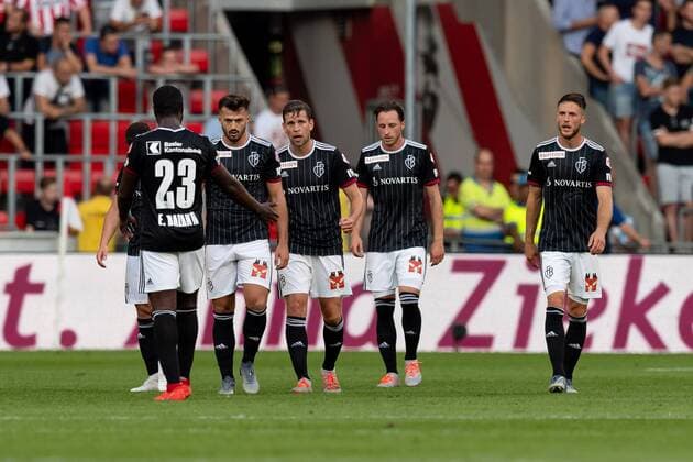 Eindhoven, Netherlands, 24.07.2019, UEFA Champions League, Zweite Qualifikationsrunde, PSV Eindhoven - FC Basel , Tor zum 1:1, Torschuetze Albian Ajeti (Basel) wird bejubelt ( Defodi-01061003760