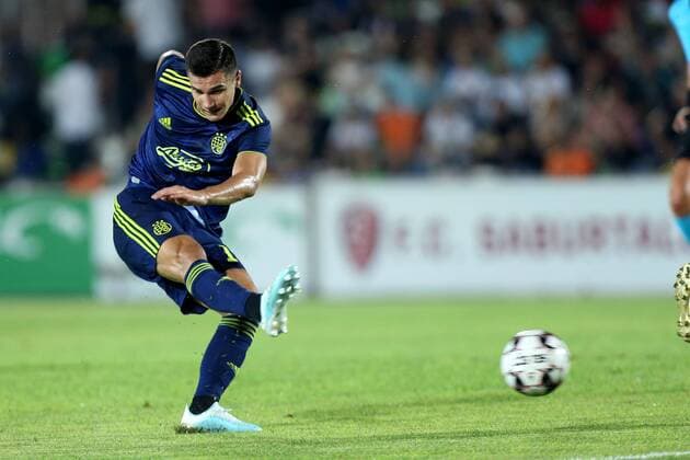 UEFA Champions League CRO vs GEO - Tbilisi, Georgia 23.07.2019., Mikheil Meskhi stadium, Georgia, Tbilisi - Champions League - First Qualifying Round Second Leg FC Saburtalo - GNK Dinamo. Amer Gojak.  LukaxStanzl PIXSELL