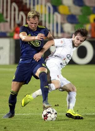 23.07.2019 Tbilisi(Georgia) FC Saburtalo-GNK Dinamo Zagreb 2nd leg champions league qualify men s football Izet Hajrovic GNK Dinamo Zagreb, Giorgi Kokhreidze Saburtalo :Str 