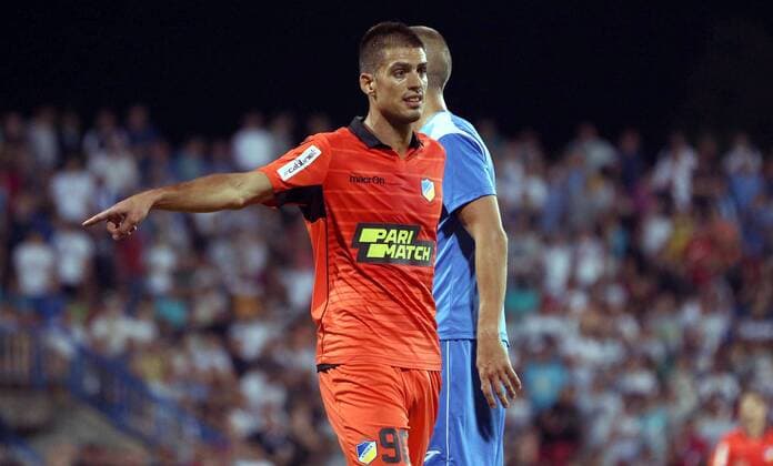 23.07.2019 Niksic(Montenegro) FK Sutjeska-FC Apoel Nicosia 2nd leg champions league qualify men s football Vujadin Savic FC Apoel :Str 