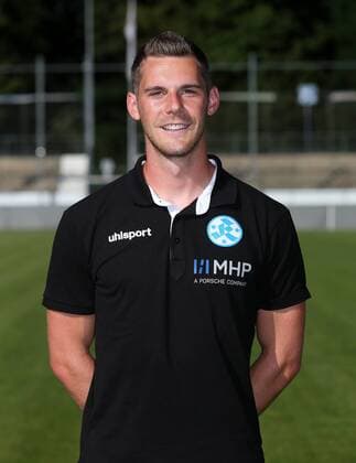 BAU 23. Juli 2019 Stuttgart-Degerloch Fußball SV Stuttgarter Kickers Fototermin, Co-Trainer Yannick Dreyer