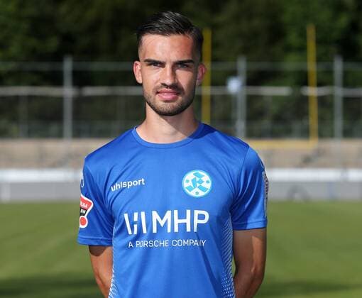 BAU 23. Juli 2019 Stuttgart-Degerloch Fußball SV Stuttgarter Kickers Fototermin, Tim Wöhrle