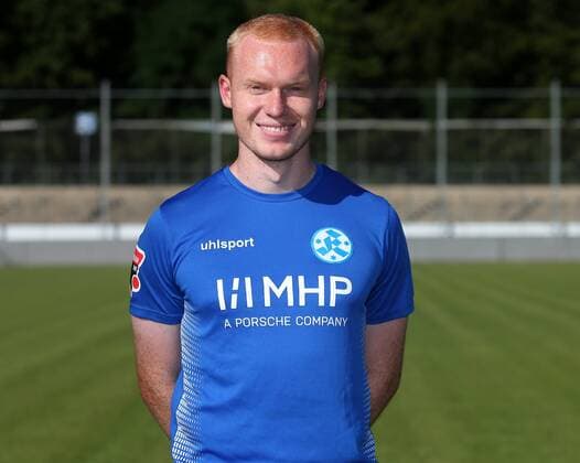 BAU 23. Juli 2019 Stuttgart-Degerloch Fußball SV Stuttgarter Kickers Fototermin, Leander Vochatzer
