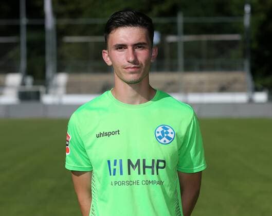 BAU 23. Juli 2019 Stuttgart-Degerloch Fußball SV Stuttgarter Kickers Fototermin, Plator Gashi