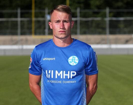 BAU 23. Juli 2019 Stuttgart-Degerloch Fußball SV Stuttgarter Kickers Fototermin, Malte Moos