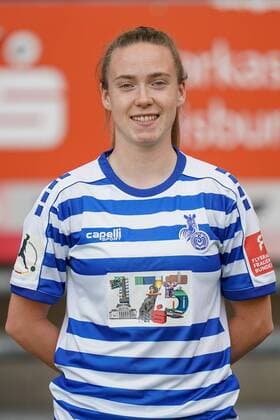 Claire O Riordan ( MSV Duisburg ), Fussball - Flyeralarm Frauen Bundesliga - Saison 2019 2020 - Fototermin MSV Duisburg, Duisburg, Schauinsland Reisen Arena, 24.07.2019, DFB regulations prohibit any use of photographs as image sequences and or quasi-video Duisburg Schauinsland Reisen Arena Nordrhein-Westfalen Deutschland