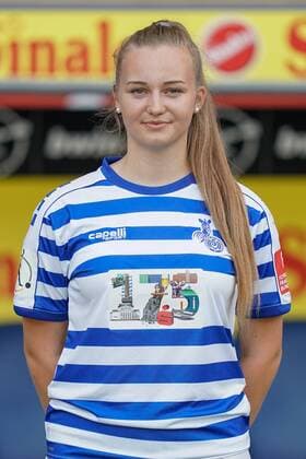 Naomi Gottschling ( MSV Duisburg ), Fussball - Flyeralarm Frauen Bundesliga - Saison 2019 2020 - Fototermin MSV Duisburg, Duisburg, Schauinsland Reisen Arena, 24.07.2019, DFB regulations prohibit any use of photographs as image sequences and or quasi-video Duisburg Schauinsland Reisen Arena Nordrhein-Westfalen Deutschland