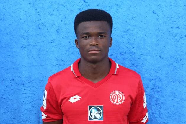 MICHAEL AKOTO 1. FSV MAINZ 05 II FUSSBALL, GER, REGIONALLIGA SUEDWEST, PORTRAETTERMIN 2019 2020, 