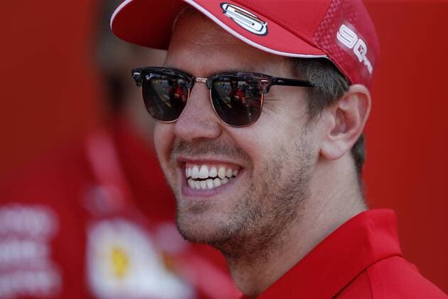 Sport Bilder des Tages VETTEL Sebastian Team Scuderia Ferrari F1 GP von Deutschland Hockenheim 2019 Vettel Donnerstag bei der Streckenbesichtigung 25.07.2019 Hockenheim