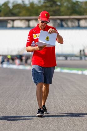 Sebastian Vettel (Scuderia Ferrari Mission Winnow) geht ueber die Strecke, Mercedes Benz Grosser Preis von Deutschland 2019, Motorsport, Formel 1, 25.07.2019, Mercedes Benz Grosser Preis von Deutschland 2019, Motorsport, Formel 1, 25.07.2019 Hockenheim Copyright: xEIBNER AlexanderxNeisx EP_ANS
