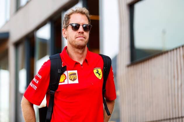 Sebastian Vettel (Scuderia Ferrari Mission Winnow) kommt ins Fahrerlager, Mercedes Benz Grosser Preis von Deutschland 2019, Motorsport, Formel 1, 25.07.2019, Mercedes Benz Grosser Preis von Deutschland 2019, Motorsport, Formel 1, 25.07.2019 Hockenheim Copyright: xEIBNER AlexanderxNeisx EP_ANS