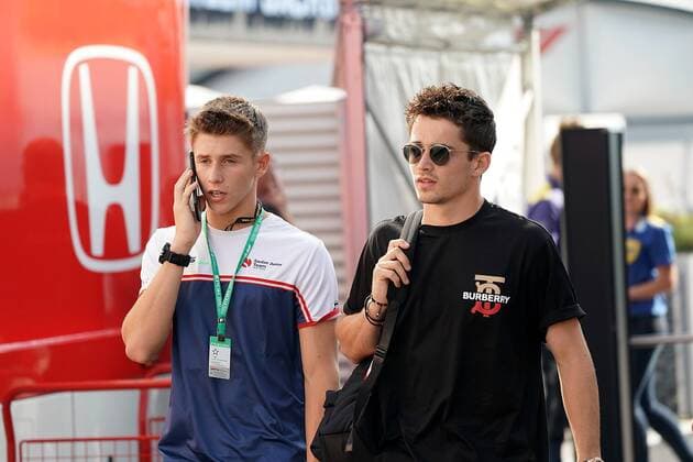 Hockenheim, Germany, 25.07.2019, Formel 1, Formula 1, Germany Grand Prix, Arthur Leclerc und Charles Leclerc (MCO 16), Scuderia Ferrari Mission Winnow ( Hockenheim Hockenheim Ring Baden-Wuerttemberg Germany eu-images-09-506-036372