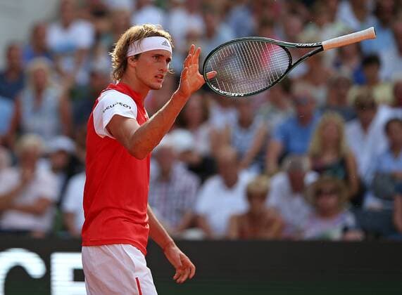 Sport Bilder des Tages 25.07.2019, ATP, Tennis Herren Tennisturnier der Herren, Hamburg European Open 2019. Alexander Zverev (GER) *** 25 07 2019, ATP Mens Tennis Tournament, Hamburg European Open 2019 Alexander Zverev GER