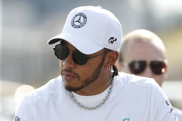 HAMILTON Lewis Team AMG Mercedes F1 GP von Deutschland Hockenheim 2019 Auf dem Rennrad zum Training 26.07.2019 Hockenheim