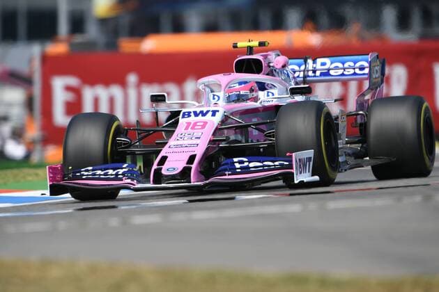 July 26, 2019, Hockenheim, Germany: Canadian driver Lance Stroll of English team Racing Point F1 Team Force India driving his single-seater, the RP19, during the 78th edition of the German GP, 11th stage of the Formula 1 World Championship, WM, Weltmeisterschaft in Hockenheimring Circuit, in Hockenheim, Germany Formula 1 - GP Germany Free Practice - ZUMAn230 20190726_zaa_n230_080 Copyright: xAndreaxDiodatox