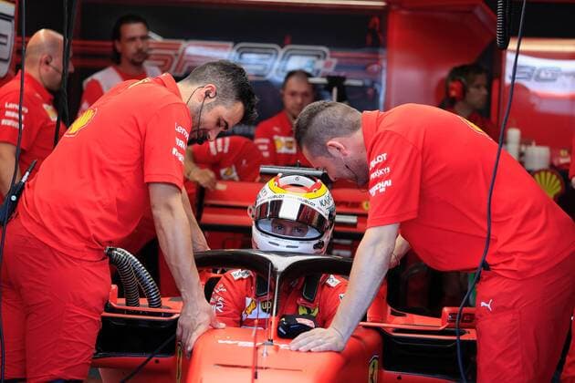 Sebastian Vettel, Scuderia Ferrari, formula 1 GP, Germany in Hockenheim, 27.07.2019 Photo:mspb Jerry Andre Sebastian Vettel, formula 1 GP, Germany