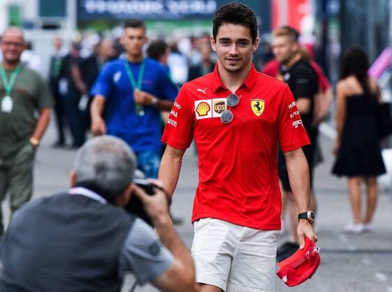 27.07.2019, xpsx, Motorsport FIA Formel 1, Mercedes Benz Großer Preis von Deutschland 2019 3.Freies Training v.l. Charles Leclerc (Scuderia Ferrari Mission Winnow 16 MCO) Hockenheim