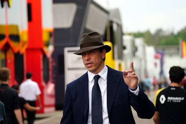 Formel 1, GP Deutschland, Mercedes im Retro-Design Hockenheim, Germany, 27.07.2019, Formel 1, Formula 1, Germany Grand Prix, Toto Wolff (Mercedes) im Retrolook ( Hockenheim Hockenheim Ring Baden-Wuerttemberg Germany eu-images-09-506-036785