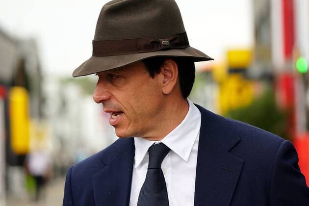 Hockenheim, Germany, 27.07.2019, Formel 1, Formula 1, Germany Grand Prix, Toto Wolff (Mercedes) im Retrolook ( Hockenheim Hockenheim Ring Baden-Wuerttemberg Germany eu-images-09-506-036786