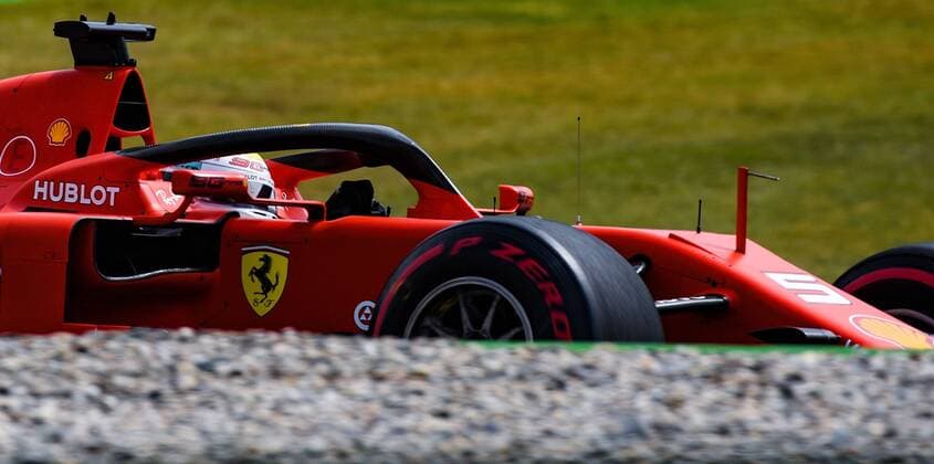27.07.2019, xpsx, Motorsport FIA Formel 1, Mercedes Benz Großer Preis von Deutschland 2019 3.Freies Training v.l. Sebastian Vettel (Scuderia Ferrari Mission Winnow 5 GER) Hockenheim