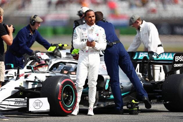 Lewis Hamilton (Mercedes AMG Petronas Motorsport), Mercedes Benz Grosser Preis von Deutschland 2019, Motorsport, Formel 1, 27.07.2019, Mercedes Benz Grosser Preis von Deutschland 2019, Motorsport, Formel 1, 27.07.2019 Hockenheim Copyright: xEIBNER AlexanderxNeisx EP_ANS