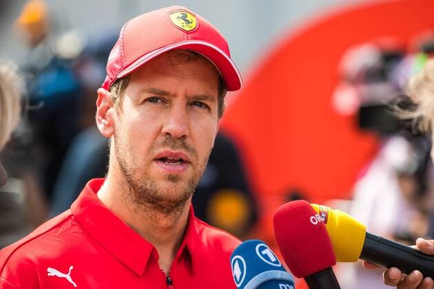 Sebastian Vettel (Scuderia Ferrari Mission Winnow) enttaeuscht nach seinem Ausscheiden, Mercedes Benz Grosser Preis von Deutschland 2019, Motorsport, Formel 1, 27.07.2019, Mercedes Benz Grosser Preis von Deutschland 2019, Motorsport, Formel 1, 27.07.2019 Hockenheim Copyright: xEIBNER AlexanderxNeisx EP_ANS
