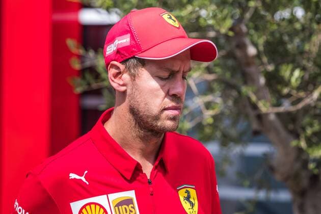 Sebastian Vettel (Scuderia Ferrari Mission Winnow) enttaeuscht nach seinem Ausscheiden, Mercedes Benz Grosser Preis von Deutschland 2019, Motorsport, Formel 1, 27.07.2019, Mercedes Benz Grosser Preis von Deutschland 2019, Motorsport, Formel 1, 27.07.2019 Hockenheim Copyright: xEIBNER AlexanderxNeisx EP_ANS