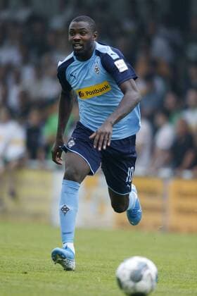 Straelen, Deutschland, Vorbereitungsspiel, Borussia Mönchengladbach vs. Angers SCO 2-1 am 27 .7. 2019 im Stadion an der Römerstraße in Straelen Marcus THURAM (MG)