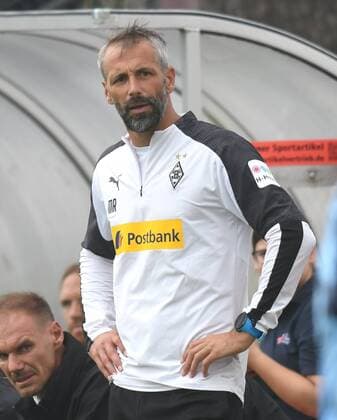 Testspiel Borussia Mönchengladbach - SCO Angers (Frankreich) 27.07.2019 Trainer Marco Rose (BMG) DFL REGULATIONS PROHIBIT ANY USE OF PHOTOGRAPHS AS IMAGE SEQUENCES AND OR QUASI-VIDEO