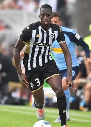 Fussball 1.Bundesliga Saison 2019 2020 Testspiel SCO Angers vs Borussia Mönchengladbach ,27.07.2019, Stadion an der Römerstrasse, Straelen,Ibrahim Cisse SCO Angers, Aktion, Einzelbild, DFL regulations prohibit any use of photographs as image sequences and or quasi video.