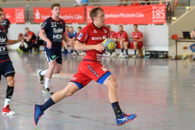 Jan Doell (SG BBM Bietigheim 29) Handball , Maenner , Vorbereitung , Turnier, Altensteig , S-Cup , 27.07.2019, Foto:TBaur Eibner S-Cup SG H2Ku Herrenberg - SG BBM Bietigheim Altensteig Copyright: xEIBNER TobiasxBaurx EP_TBR