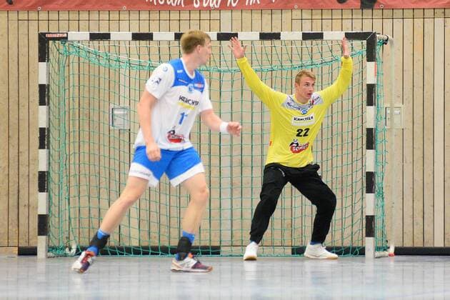 Nick Lehman (TVB 1898 Stuttgart 22) im Tor Handball , Maenner , Vorbereitung , Turnier, Altensteig , S-Cup , 27.07.2019, Foto:TBaur Eibner S-Cup TVB 1898 Stuttgart vs. HSG Wetzlar Altensteig Copyright: xEIBNER TobiasxBaurx EP_TBR