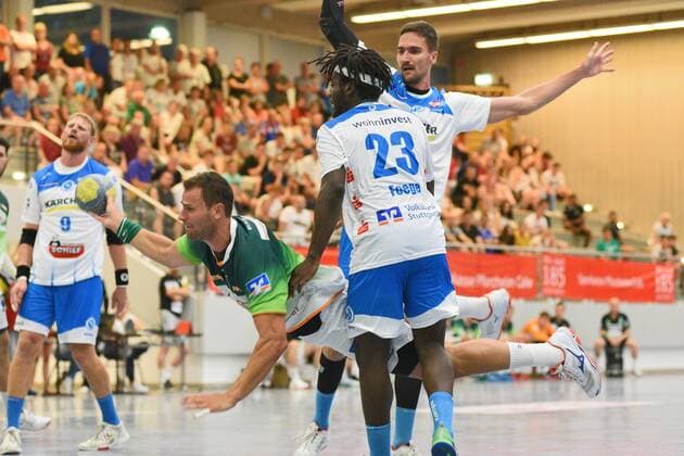 Nils Torbruegger (HSG Wetzlar 18) Handball , Maenner , Vorbereitung , Turnier, Altensteig , S-Cup , 27.07.2019, Foto:TBaur Eibner S-Cup TVB 1898 Stuttgart vs. HSG Wetzlar Altensteig Copyright: xEIBNER TobiasxBaurx EP_TBR