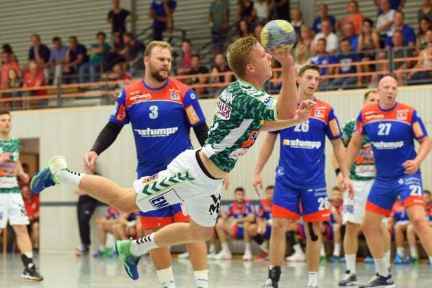 Till Hermann (FrischAuf Goeppingen 41) Handball , Maenner , Vorbereitung , Turnier, Altensteig , S-Cup , 27.07.2019, Foto:TBaur Eibner S-Cup Frisch Auf Goeppingen - HBW Balingen-Weilstetten Altensteig Copyright: xEIBNER TobiasxBaurx EP_TBR