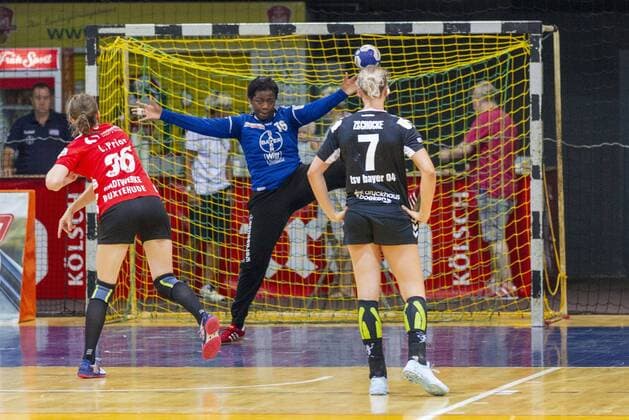 Handball-Testspiel TSV Bayer 04 Leverkusen vs. Buxtehuder SV 28:23 Impressionen vom Handball-Testspiel TSV Bayer 04 Leverkusen vs. Buxtehuder SV 28:23 am 27. 7. 2019 in Leverkusen, Ostermann-Arena, Deutschland Copyright: xBEAUTIFULxSPORTS RalfxKardesx