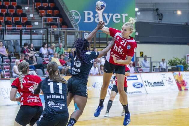 Handball-Testspiel TSV Bayer 04 Leverkusen vs. Buxtehuder SV 28:23 Impressionen vom Handball-Testspiel TSV Bayer 04 Leverkusen vs. Buxtehuder SV 28:23 am 27. 7. 2019 in Leverkusen, Ostermann-Arena, Deutschland Copyright: xBEAUTIFULxSPORTS RalfxKardesx
