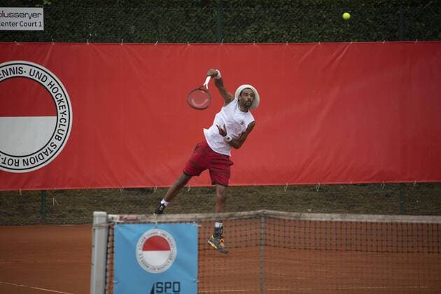 KTHC Rot-Weiss Köln - Mannheim 1. Tennis Bundesliga Saison 2019 2020 Koeln Deutschland Datum: 28.07.2019 Dustin Brown (RW Köln)