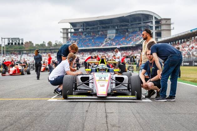 Arthur Leclerc auf der Pole Position in der Formel 4, Mercedes Benz Grosser Preis von Deutschland 2019, Motorsport, Formel 1, 28.07.2019, Mercedes Benz Grosser Preis von Deutschland 2019, Motorsport, Formel 1, 28.07.2019 Hockenheim Copyright: xEIBNER AlexanderxNeisx EP_ANS