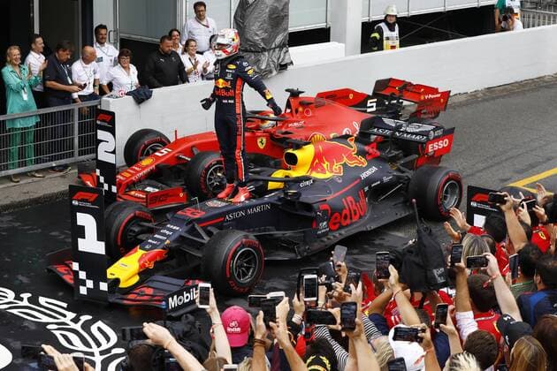 Motorsports: FIA Formula One World Championship, WM, Weltmeisterschaft 2019, Grand Prix of Germany, 33 Max Verstappen (NLD, Aston Martin Red Bull Racing), Hockenheim Germany