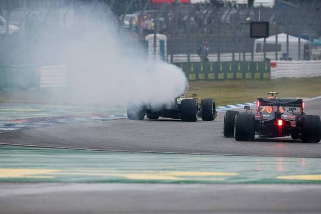 Ausfall, Daniel Riccardo, Renault F1 Team, formula 1 GP, Germany in Hockenheim, 28.07.2019 Photo:mspb Jerry Andre Ausfall, Daniel Riccardo, formula 1 GP, Germany