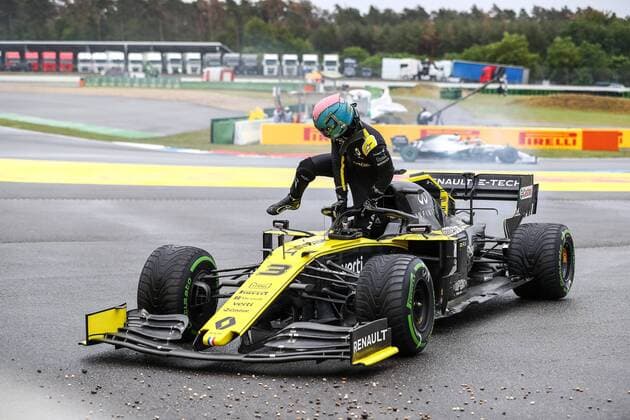Ausfall, Daniel Riccardo, Renault F1 Team, formula 1 GP, Germany in Hockenheim, 28.07.2019 Photo:mspb Jerry Andre Ausfall, Daniel Riccardo, formula 1 GP, Germany