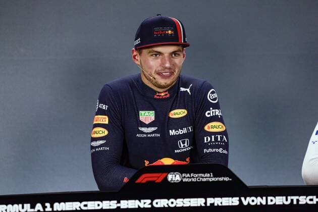 Motorsports: FIA Formula One World Championship, WM, Weltmeisterschaft 2019, Grand Prix of Germany, 33 Max Verstappen (NLD, Aston Martin Red Bull Racing), Hockenheim Germany