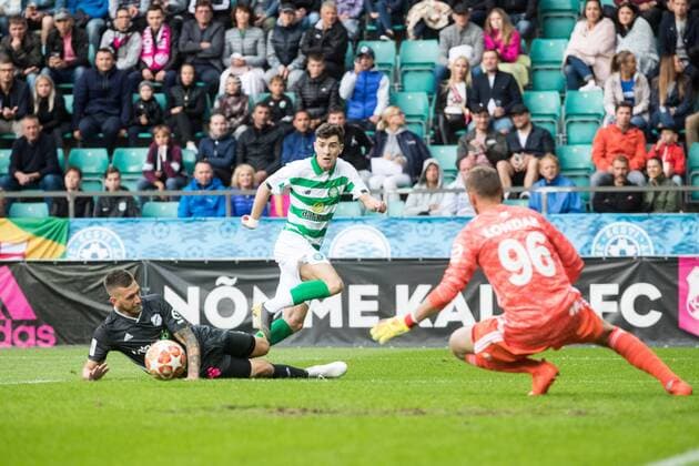 Fußball, CL-Quali, Nomme Kalju FC - Celtic Glasgow Tallinn, Estonia, 30.07.2019 Nomme Kalju vs Glasgow Celtic. Nomme Kalju FC vs Glasgow Celtic FC Champions League 2019 2020. Soccer at the A le Coq Arena, Tallinn. Foto Tairo Lutter, Postimees Grupp TALLINN Harjumaa Estonia  Copyright: xTAIROxLUTTERx
