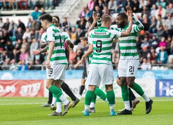 Fußball, CL-Quali, Nomme Kalju FC - Celtic Glasgow Tallinn, Estonia, 30.07.2019 Nomme Kalju vs Glasgow Celtic. Nomme Kalju FC vs Glasgow Celtic FC Champions League 2019 2020. Soccer at the A le Coq Arena, Tallinn. Foto Tairo Lutter, Postimees Grupp TALLINN Harjumaa Estonia  Copyright: xTAIROxLUTTERx