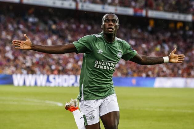BASEL, 30-07-2019, St. Jakob-Park, Champions League third preliminary round season 2019-2020. Basel - PSV. PSV player Bruma celebrating the goal. Basel - PSV  x4009259x Copyright: