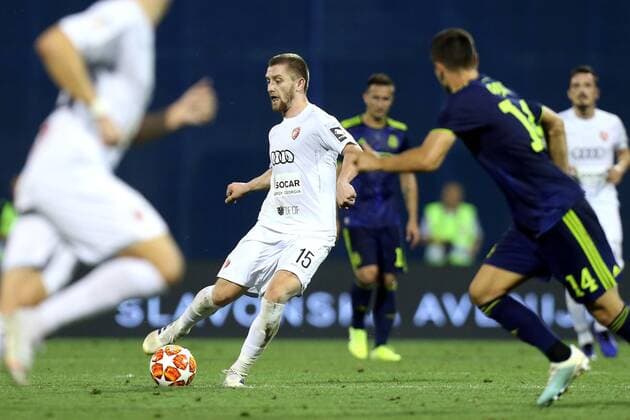 Zagreb: Uzvratni susret 2. pretkola Lige prvaka izmeÄ‘u Dinama i Saburtala 30.07.2019., Zagreb, Croatia - 2nd leg of Second Qualifying round of UEFA Champions League between GNK Dinamo and FC Saburtalo at Maksimir Stadium.Dachi Tsnobiladze.  LukaxStanzl PIXSELL
