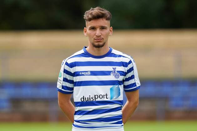 Leutrim Alimusaj ( MSV Duisburg ), Fussball - A-Junioren - Saison 2019 2020 - MSV Duisburg U19 Fototermin, Duisburg, BSA Westender Strasse, 31.07.2019, DFB regulations prohibit any use of photographs as image sequences and or quasi-video Duisburg BSA Westender Strasse Nordrhein-Westfalen Deutschland