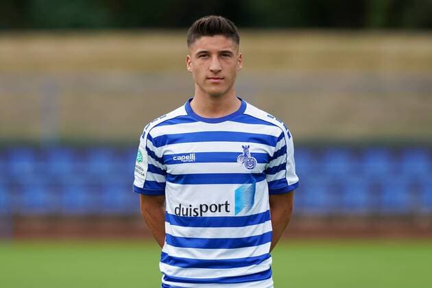 Ömer Özden ( MSV Duisburg ), Fussball - A-Junioren - Saison 2019 2020 - MSV Duisburg U19 Fototermin, Duisburg, BSA Westender Strasse, 31.07.2019, DFB regulations prohibit any use of photographs as image sequences and or quasi-video Duisburg BSA Westender Strasse Nordrhein-Westfalen Deutschland