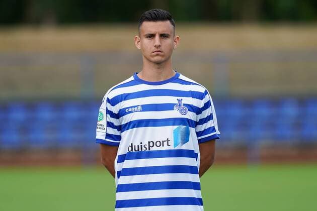 Marcio Sanuri ( MSV Duisburg ), Fussball - A-Junioren - Saison 2019 2020 - MSV Duisburg U19 Fototermin, Duisburg, BSA Westender Strasse, 31.07.2019, DFB regulations prohibit any use of photographs as image sequences and or quasi-video Duisburg BSA Westender Strasse Nordrhein-Westfalen Deutschland